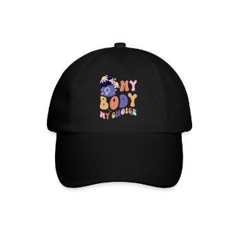 Feminist My Body My Choice - Baseball Cap - black/black - Front