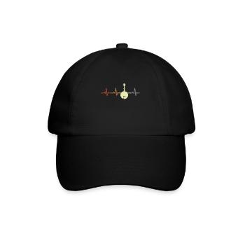 Ligne Banjo Heart - Casquette classique - noir/noir - Devant