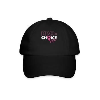 Féministe pro-choix af - Casquette classique - noir/noir - Devant