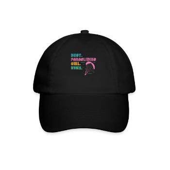 Parapente Meilleure fille de parapente jamais - Casquette classique - noir/noir - Devant