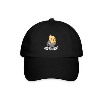 Tiel avec ça - Cockatiel Bird Lovers - Casquette classique - noir/noir - Devant
