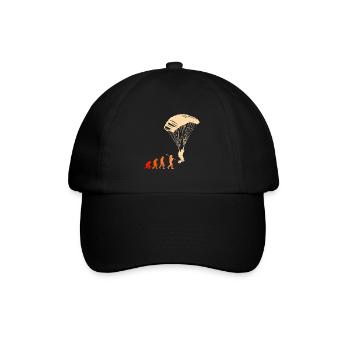 Parapente Evolution Gleitschirmfliegen - Casquette classique - noir/noir - Devant