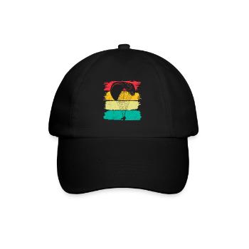 Paragliding Paraglider Shirt Paraglider - Baseball Cap - black/black - Front