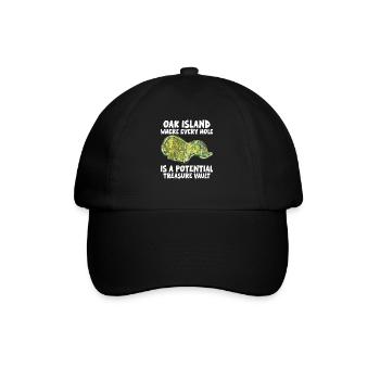 Oak Island / Chasse au trésor Oak Island Mystery - Casquette classique - noir/noir - Devant