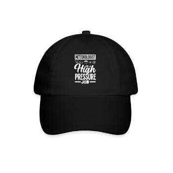 Meteorologist Meteorology Storm Chaser Gift - Baseball Cap - black/black - Front