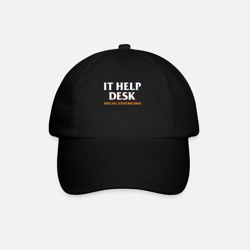 IT Help Desk Special Systems Unit Job IT - Baseball Cap - black/black
