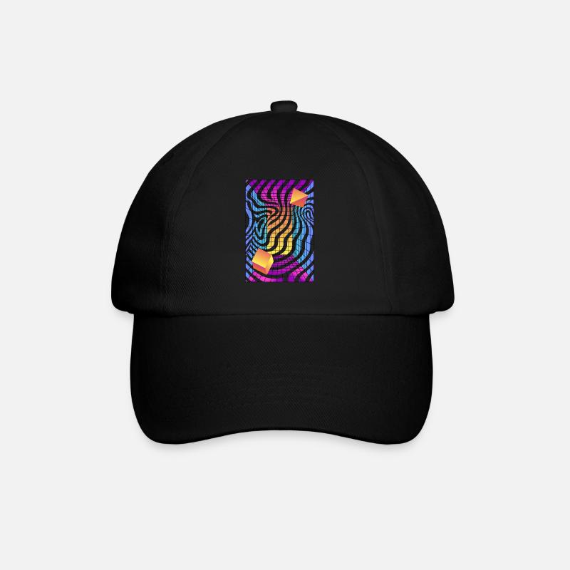 80 ́s Synthwave Synthesizer Music Retro - Casquette classique - noir/noir