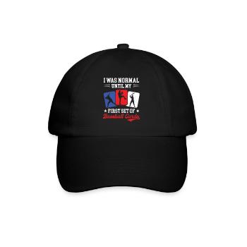 Trader Funny Normal Until My First Set Of Baseball - Baseball Cap - black/black - Front