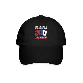 Trader Collector Men Funny I Plan To Collect Baseb - Casquette classique - noir/noir - Devant