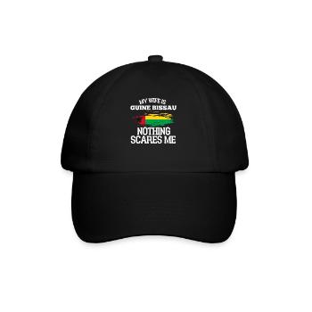 Guinea Bissau Wife - Baseball Cap - black/black - Front