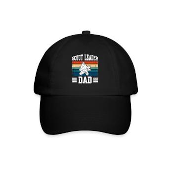 Scout Leader Dad Scout Leader - Baseballkappe - Schwarz/Schwarz - Vorne