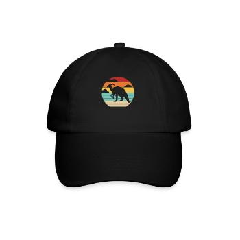 Rétro Parasaurolophini Dinosaur Lover - Casquette classique - noir/noir - Devant