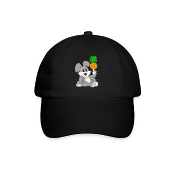 Rabbit carrot - Baseball Cap - black/black - Front