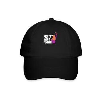 Feminismus Feministin - Baseballkappe - Schwarz/Schwarz - Vorne