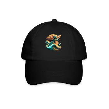 Chihuahua | Surf Cool Planche Surfeur Océan Chien - Casquette classique - noir/noir - Devant