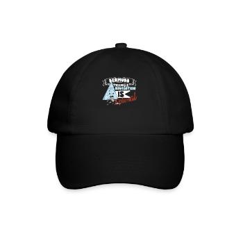 Mysterious enforced disappearances in the Bermuda Triangle - Baseball Cap - black/black - Front