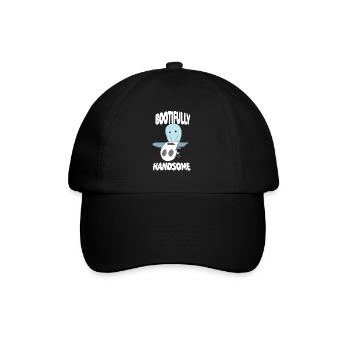 Mignon fantôme fantôme feuilles de repassage halloween - Casquette classique - noir/noir - Devant