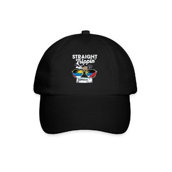 Straight Trippin' Antigua Vacation Tour Travel - Baseball Cap - black/black - Front