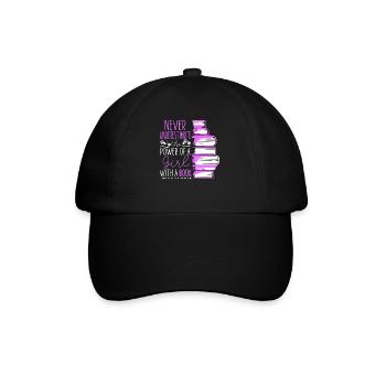 Feminist Never Underestimate The - Baseball Cap - black/black - Front