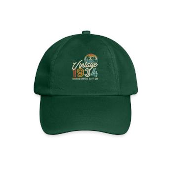 Vintage 1934 Geburtstagsgeschenk 89/90 Jahre - Baseballkappe - Flaschengrün - Vorne