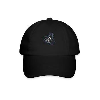 bmx - Baseballkappe - Schwarz/Schwarz - Vorne
