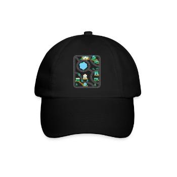 Play Rug Play Mat Massage - Baseball Cap - black/black - Front