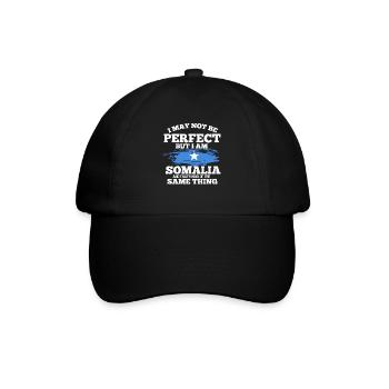 Somalia - Baseballkappe - Schwarz/Schwarz - Vorne