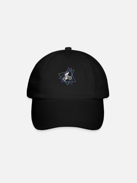 Mountainbike - Baseballkappe - Schwarz/Schwarz