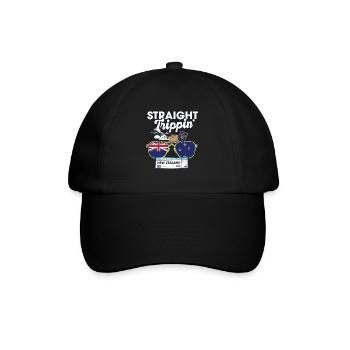 Straight Trippin' New Zealand Vacation Tour - Baseball Cap - black/black - Front