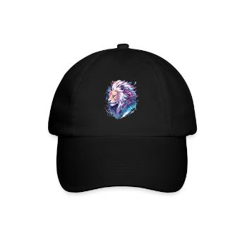 Lion - Baseball Cap - black/black - Front
