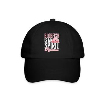 Blob fish - Baseball Cap - black/black - Front