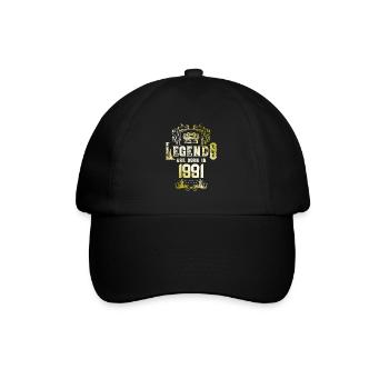 1991 Legends Birthday - Baseball Cap - black/black - Front
