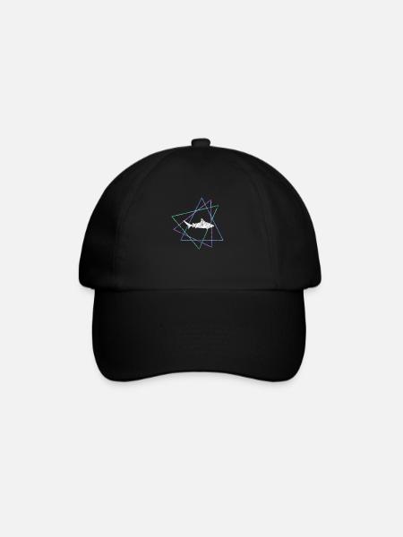 Hai - Baseballkappe - Schwarz/Schwarz