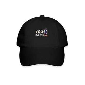 Effrayant Halloween horreur peste médecin - Casquette classique - noir/noir - Devant
