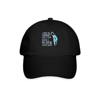 Je peux bloquer votre tir Volleyball de plage - Casquette classique - noir/noir - Devant