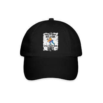 Je peux bloquer votre tir Volleyball de plage - Casquette classique - noir/noir - Devant