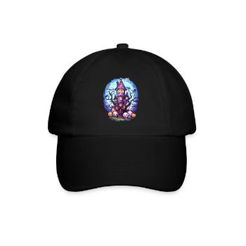 Maison hantée d’anime - Casquette classique - noir/noir - Devant