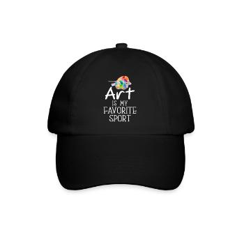 Artist - Art Is My Favorite Sport - Baseball Cap - black/black - Front