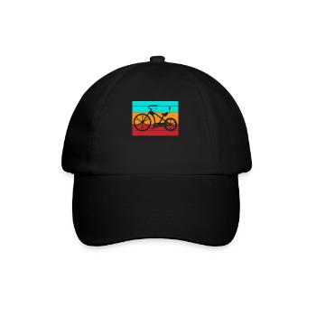 L’amour des motards dans un style rétro pour les fans de moto sportive - Casquette classique - noir/noir - Devant