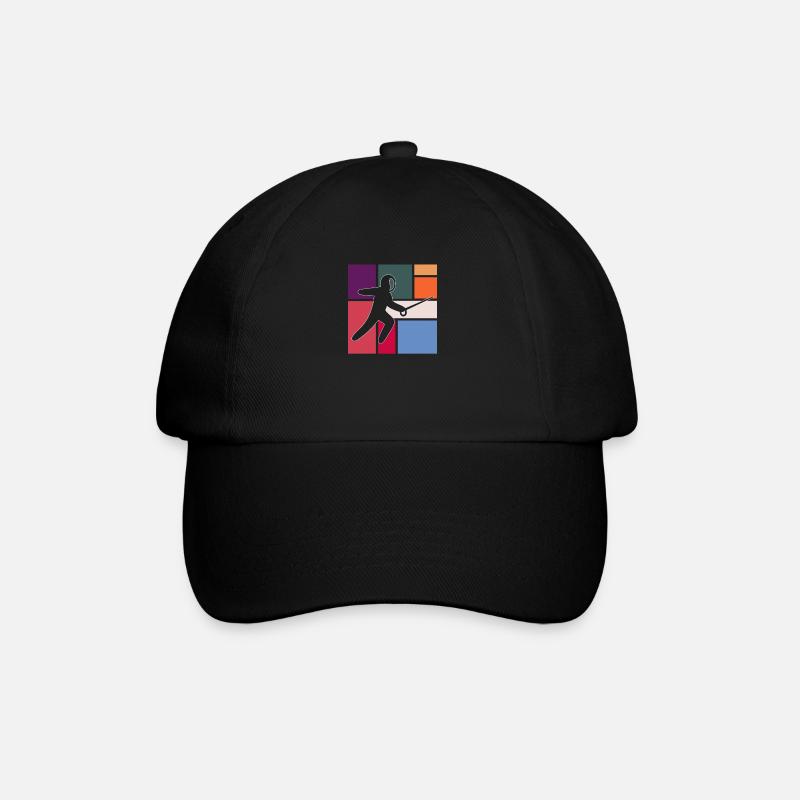 Esgrima - Gorra béisbol - negro/negro
