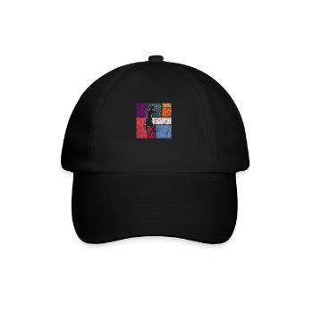 Federball - Baseballkappe - Schwarz/Schwarz - Vorne