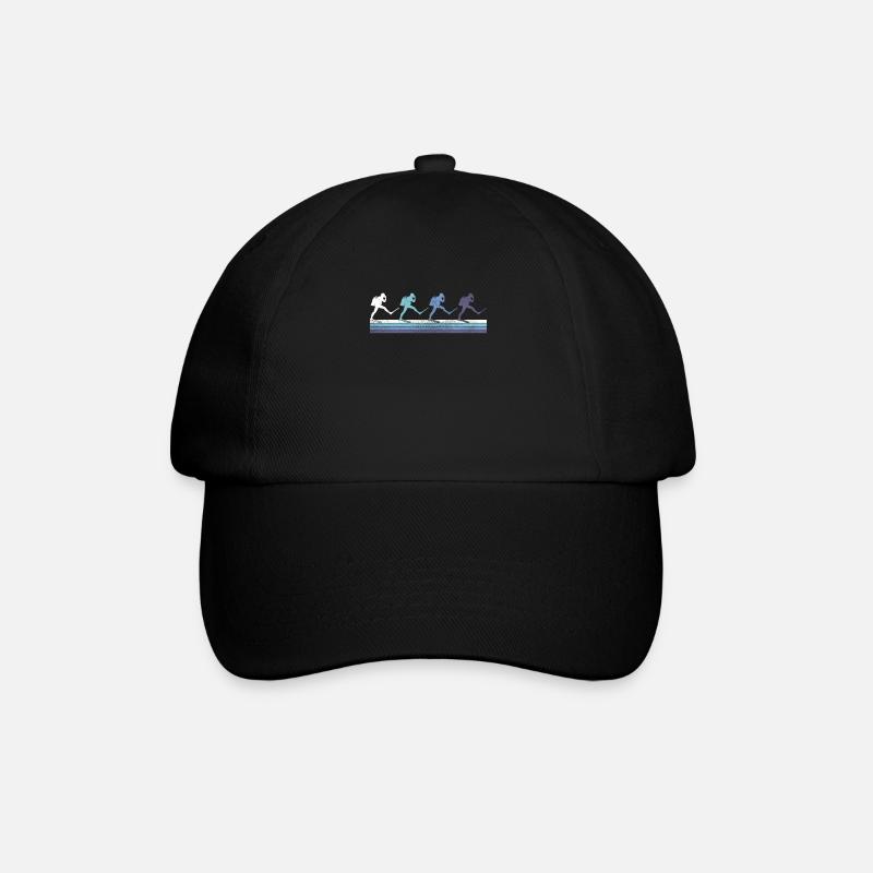 Tauchen - Baseballkappe - Schwarz/Schwarz