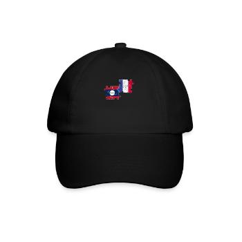 Laos France Vintage Flag Laotien Français - Casquette classique - noir/noir - Devant
