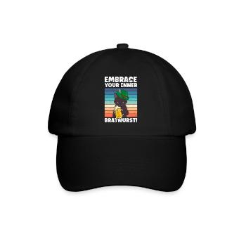 Allemagne Fan de bière Montrez votre saucisse intérieure - Casquette classique - noir/noir - Devant