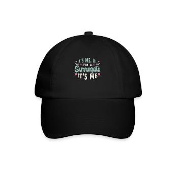 La maternité de substitution c’est moi salut je suis une FIV de grossesse de substitution - Casquette classique - noir/noir - Devant