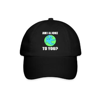 Earth Day Erde Tag Grüner Aktivist - Baseballkappe - Schwarz/Schwarz - Vorne