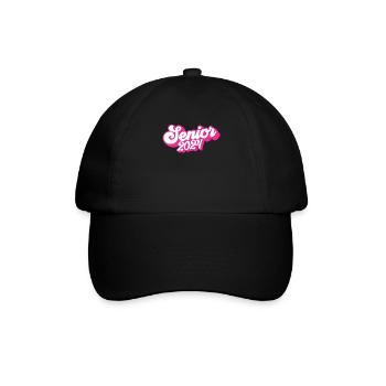 Class of 2024 Senior 2024 Graduation Senior 2024 - Baseball Cap - black/black - Front