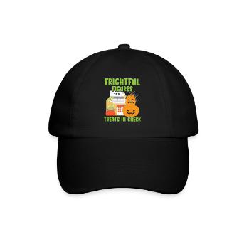 Terrifying Figures Treats in Check Hallow - Baseball Cap - black/black - Front