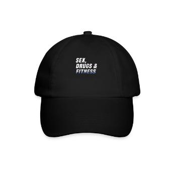 Drogues sexuelles et fitness - Casquette classique - noir/noir - Devant