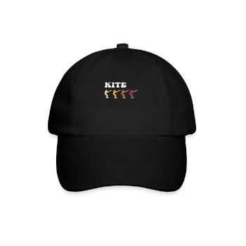 Kite Surfing Retro - Baseball Cap - black/black - Front